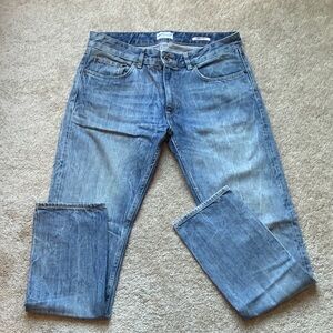 Gant Classic Light Blue Straight Jeans for Men